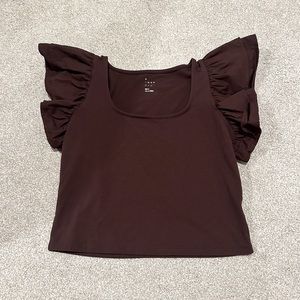 A New Day Ruffle Top